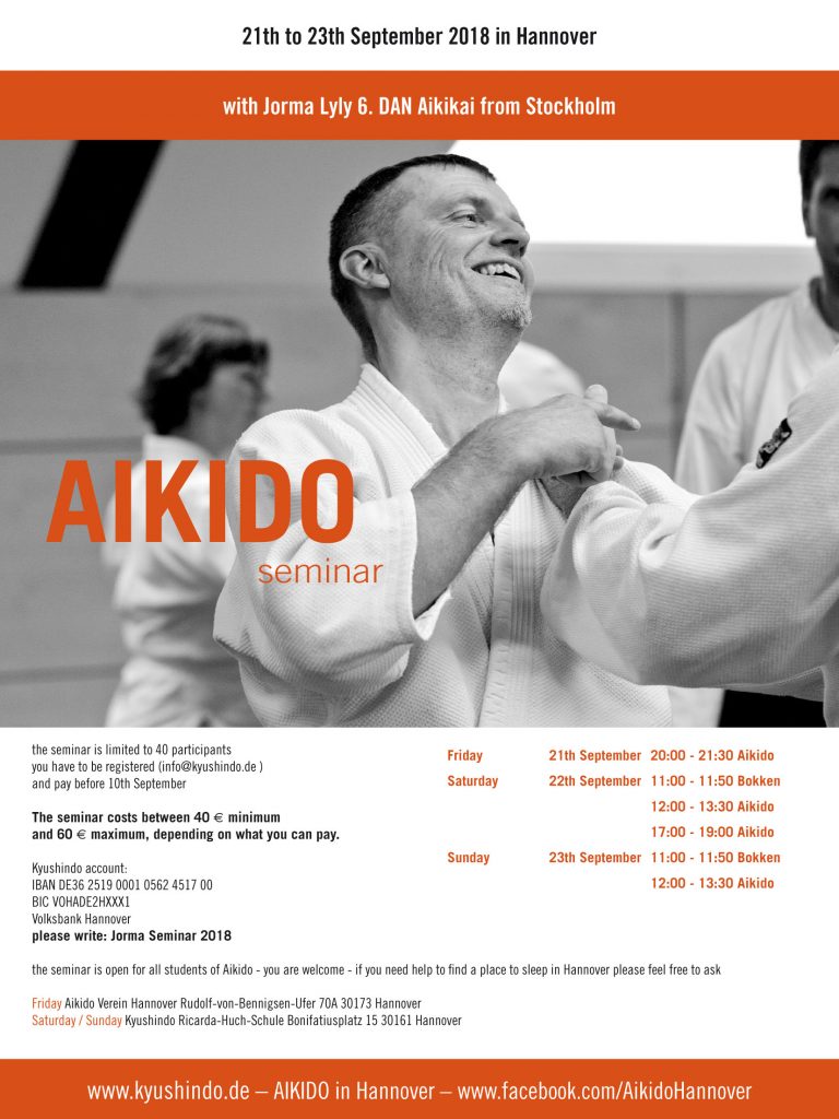 Hannover, Aikido, Lehrgang 2018